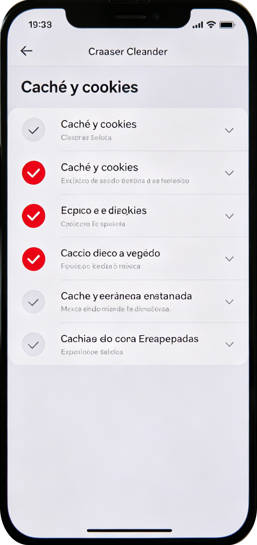 Borrar caché y cookies en Chrome
