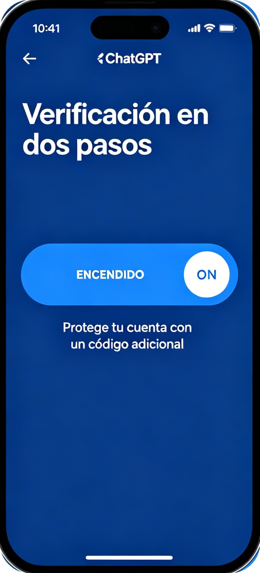 Activar doble factor de seguridad