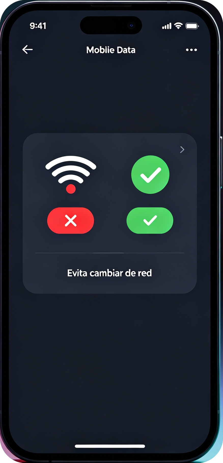 No cambiar redes seguido
