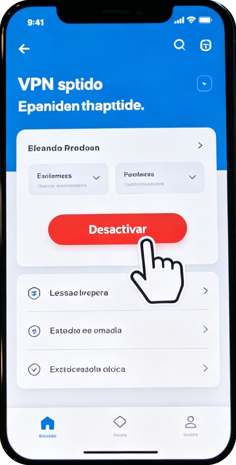 Desactivar VPN peligroso