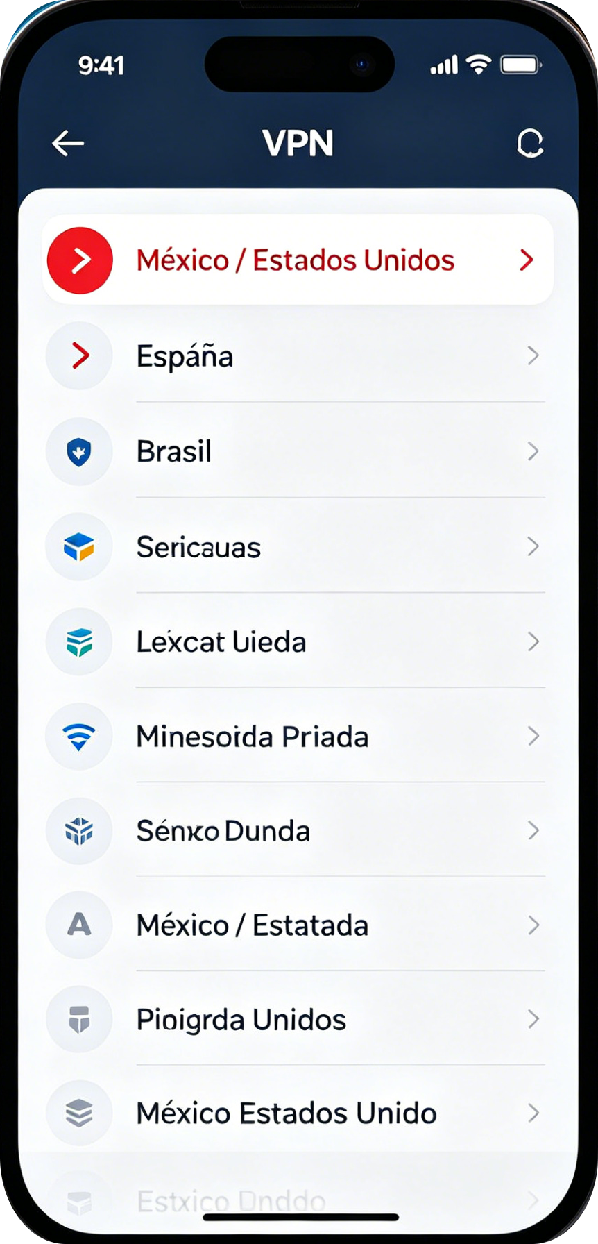 Conectar nodo VPN México o EE.UU.