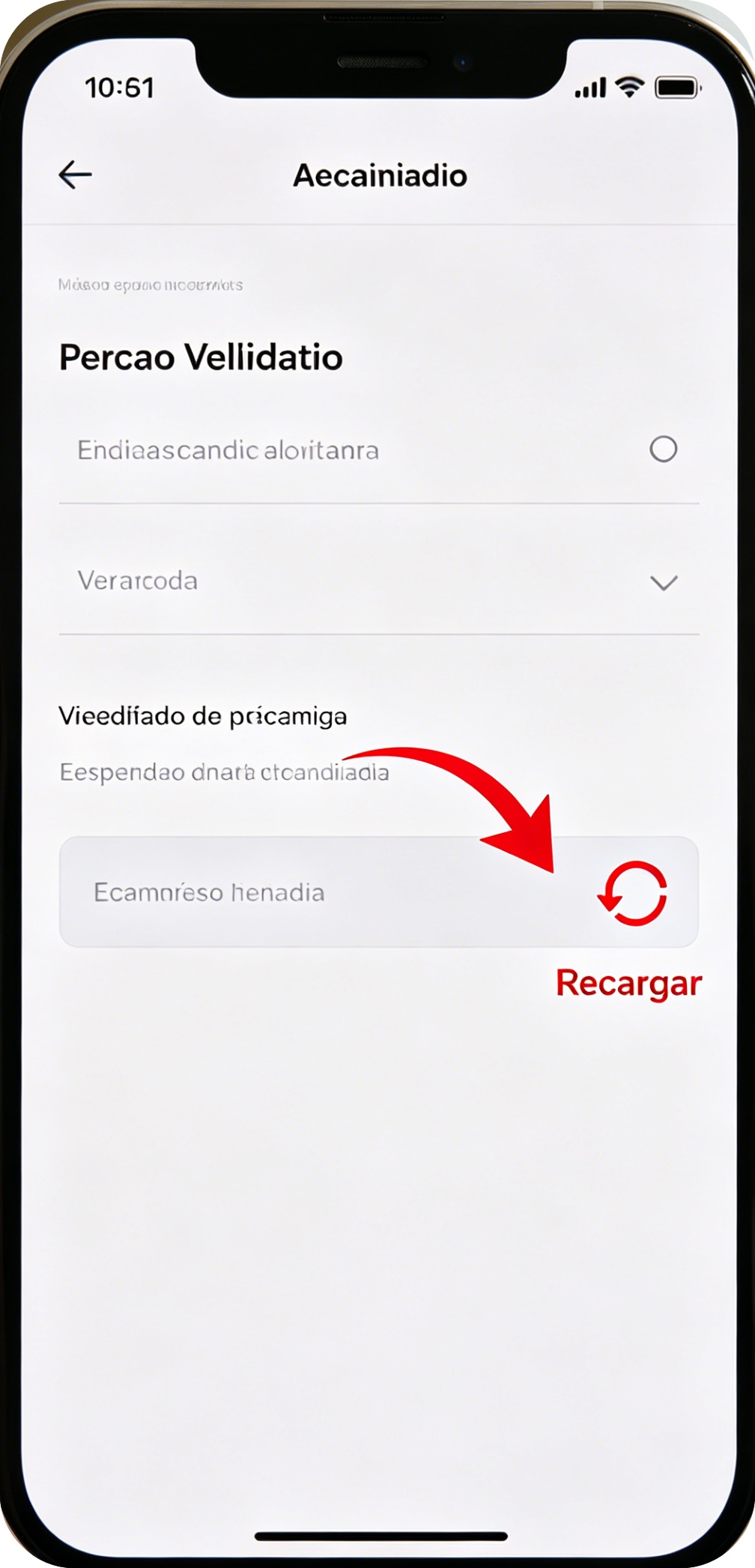 Recargar imagen de verificación