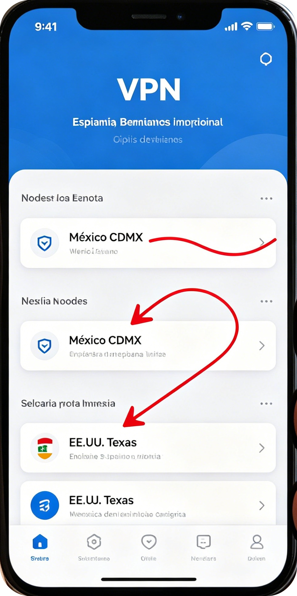 Nodos VPN recomendados